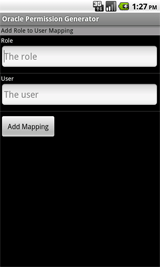 Add Role to User Map Activity